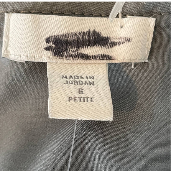 J Jill Women's Plaid Fringe Wool Blend Pencil Skirt Size 6P - Picture 5 of 6